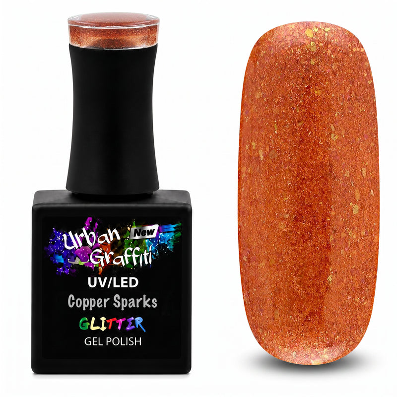 Copper Sparks - UGGP-A0132 Urban Graffiti Gelový lak na nehty 15ml