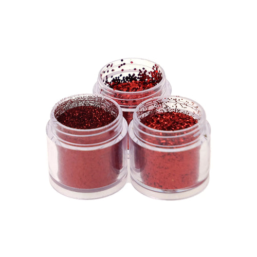 Regina di Cuori - Glitter per Unghie Rosso - B0300